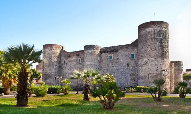 카타니아 La Finestra Sul Castello 빌라 외부 사진